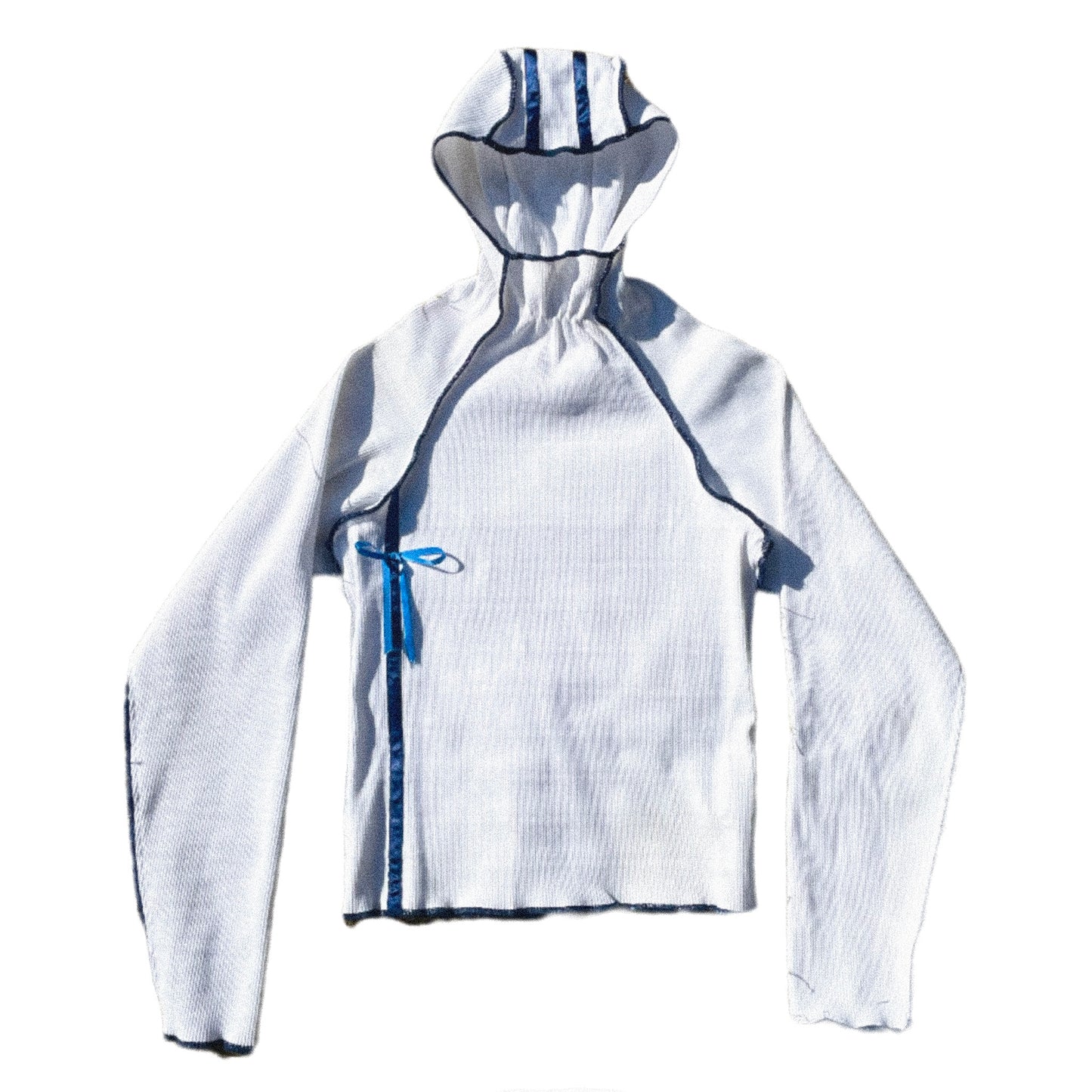 'BREAKTIME' HOODIE RIBBED LONSLEEVE