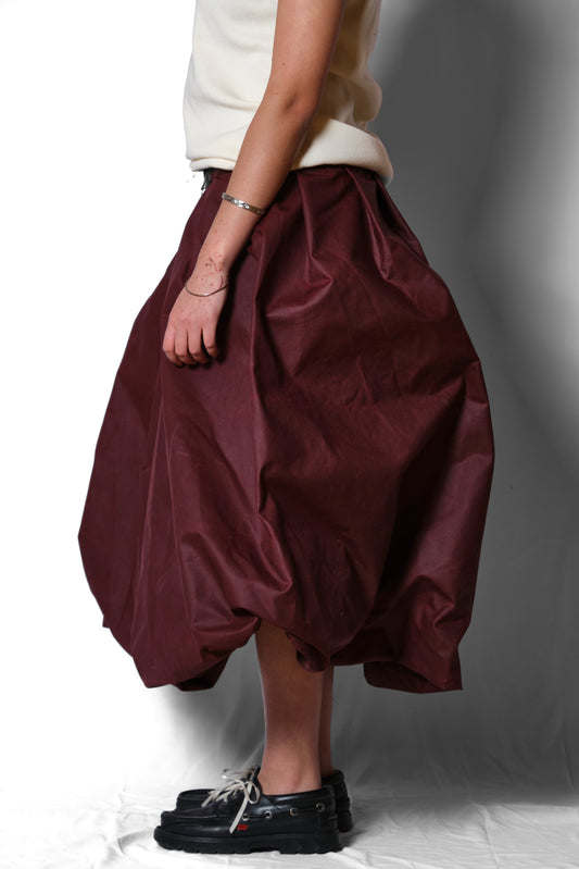 'POPULAR' WAXED BUBBLE SKIRT