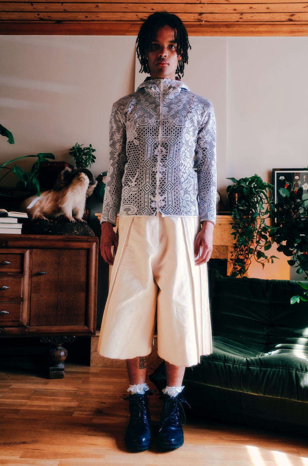 'STUDIOUS' PLEATED SKIRT SHORTS