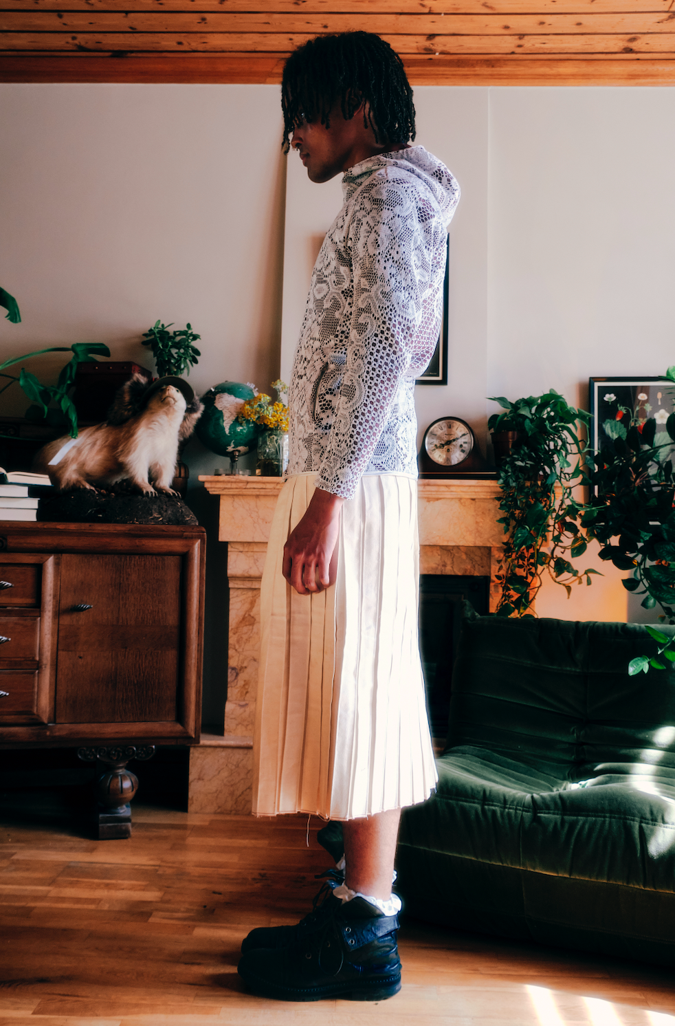 'STUDIOUS' PLEATED SKIRT SHORTS