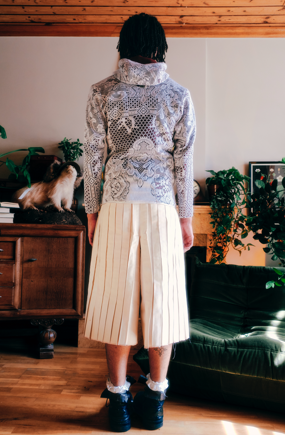 'STUDIOUS' PLEATED SKIRT SHORTS
