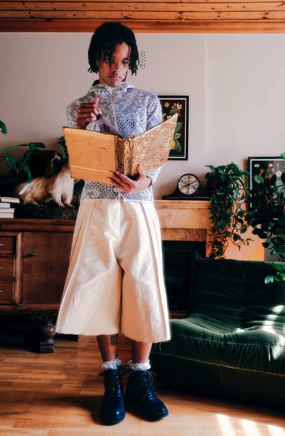 'STUDIOUS' PLEATED SKIRT SHORTS