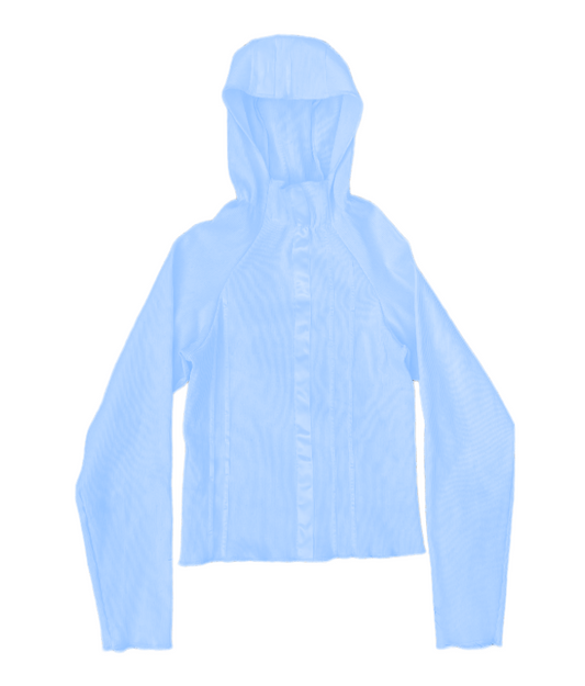 'BREAKTIME' HOODIE RIBBED LONSLEEVE