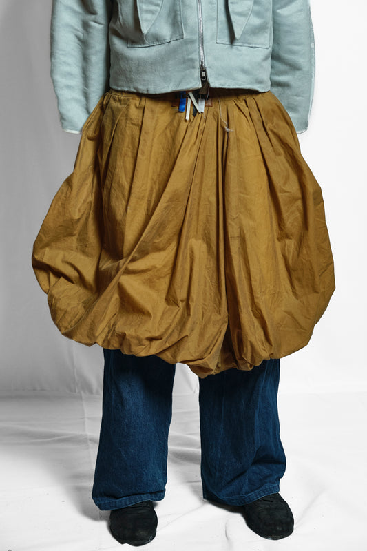 'FLOATER' WAXED BUBBLE SKIRT