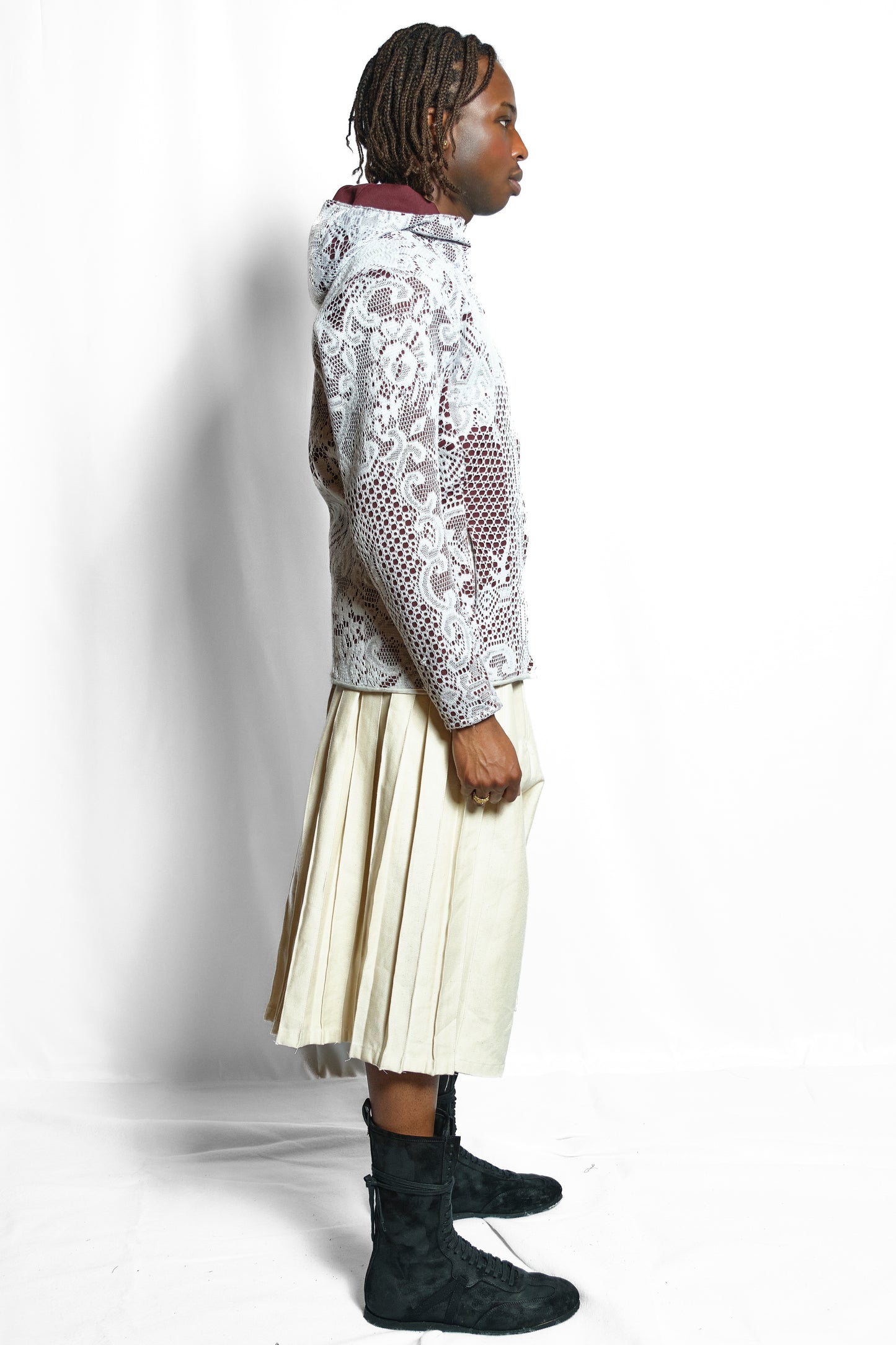 'STUDIOUS' LACE TECH JACKET