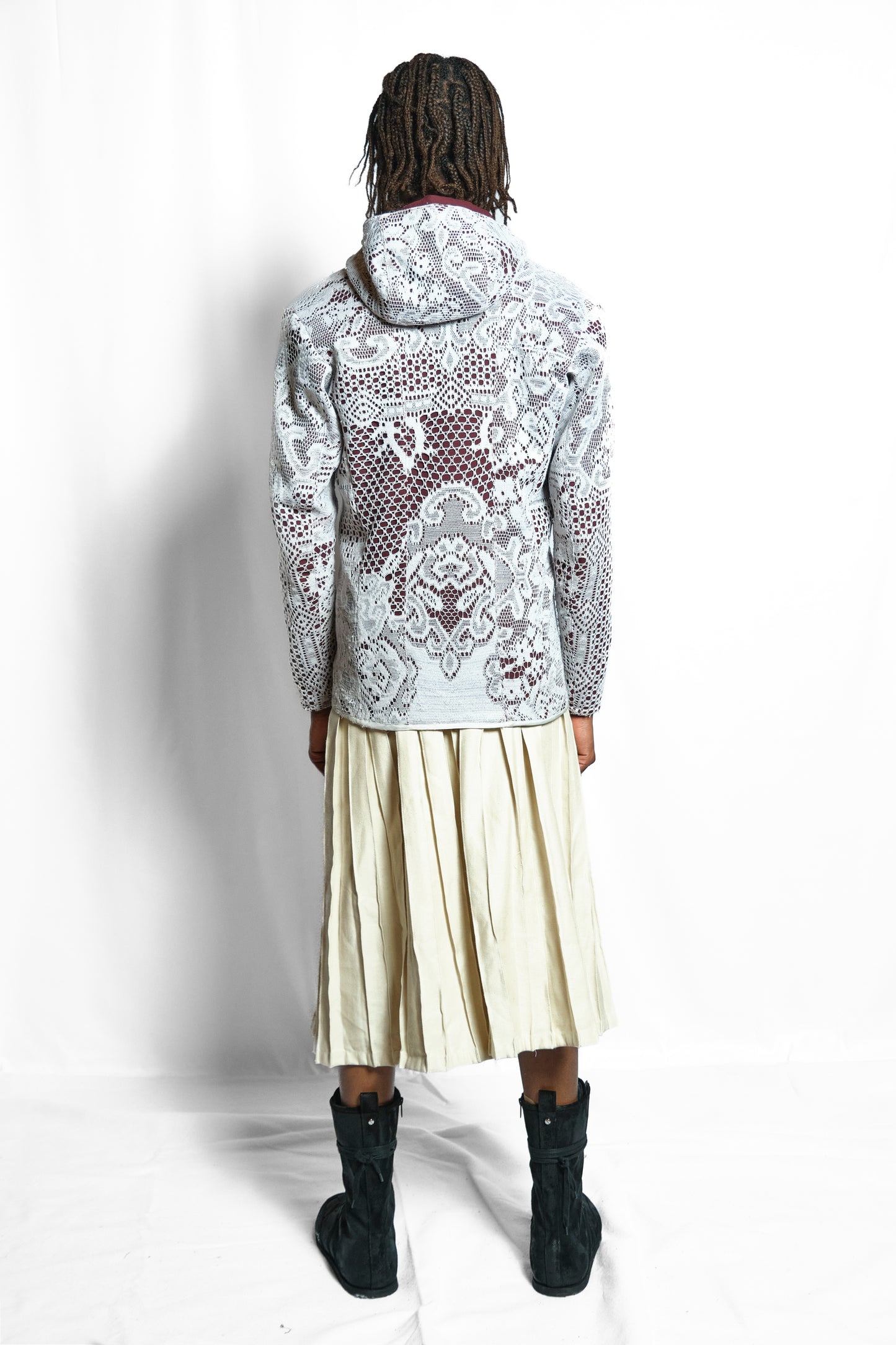 'STUDIOUS' LACE TECH JACKET
