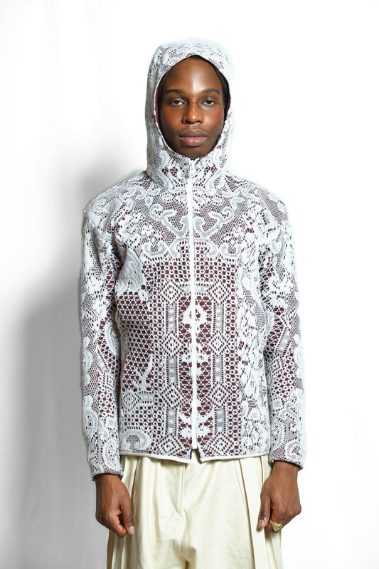 'STUDIOUS' LACE TECH JACKET